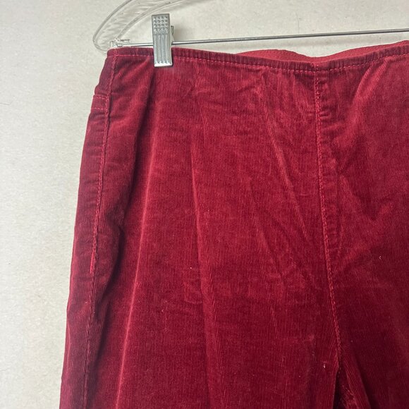 Rock &‎ Roll Denim Hi Rise pull on Bell Bottom Corduroy Flare 29x32 Pants red - Picture 2 of 5